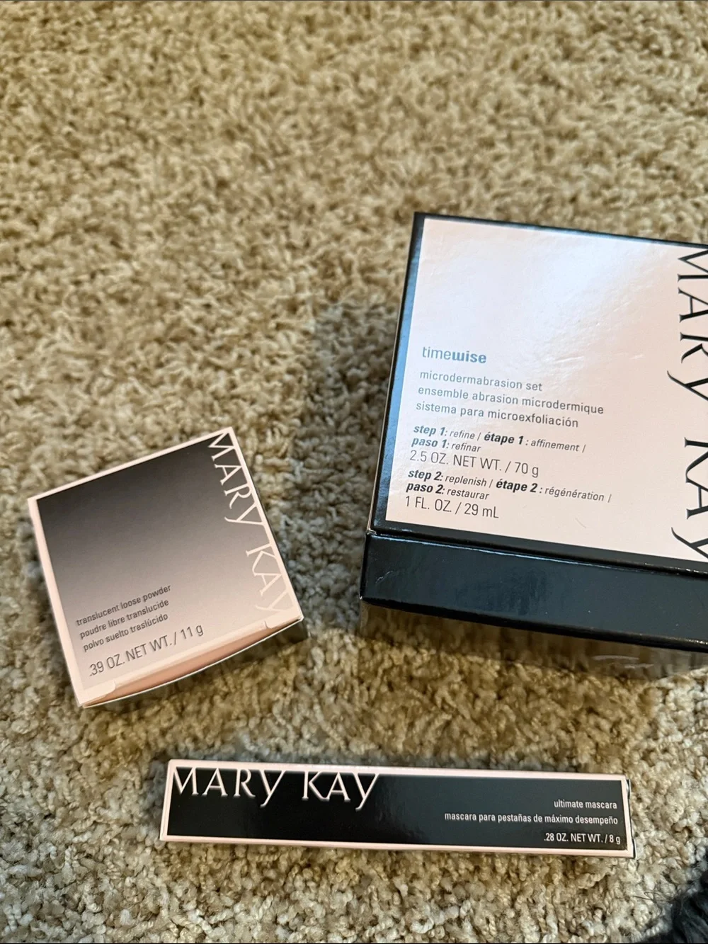 Mary Kay Timewise Microdermabrasion Set, Mascara & Powder